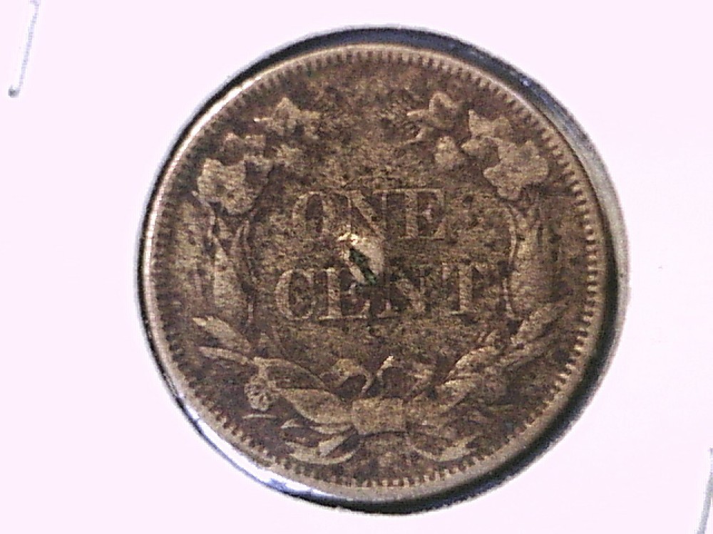 1858 Flying Eagle Cent Genuine Raw Ungraded 01257