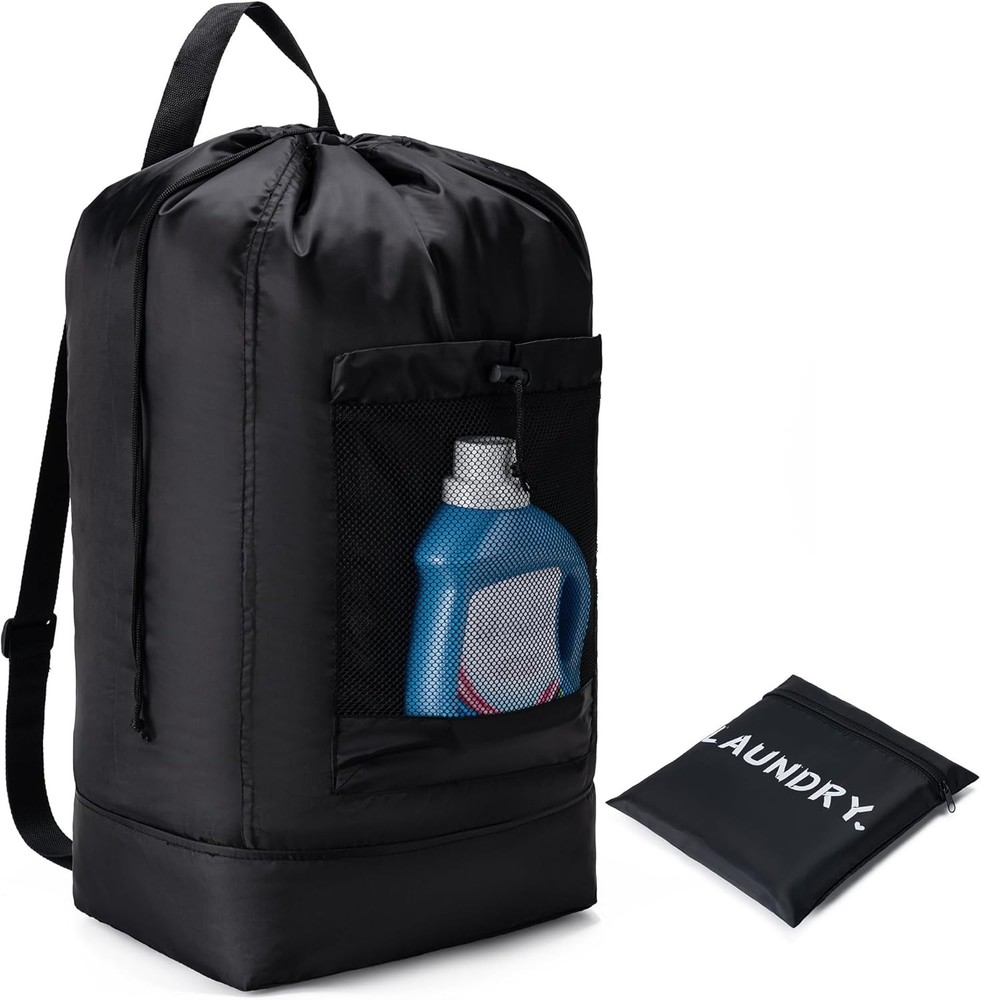 Extra Large Laundry Bag Backpack Heavy Duty Washing Clothes Drawstring 13x29"