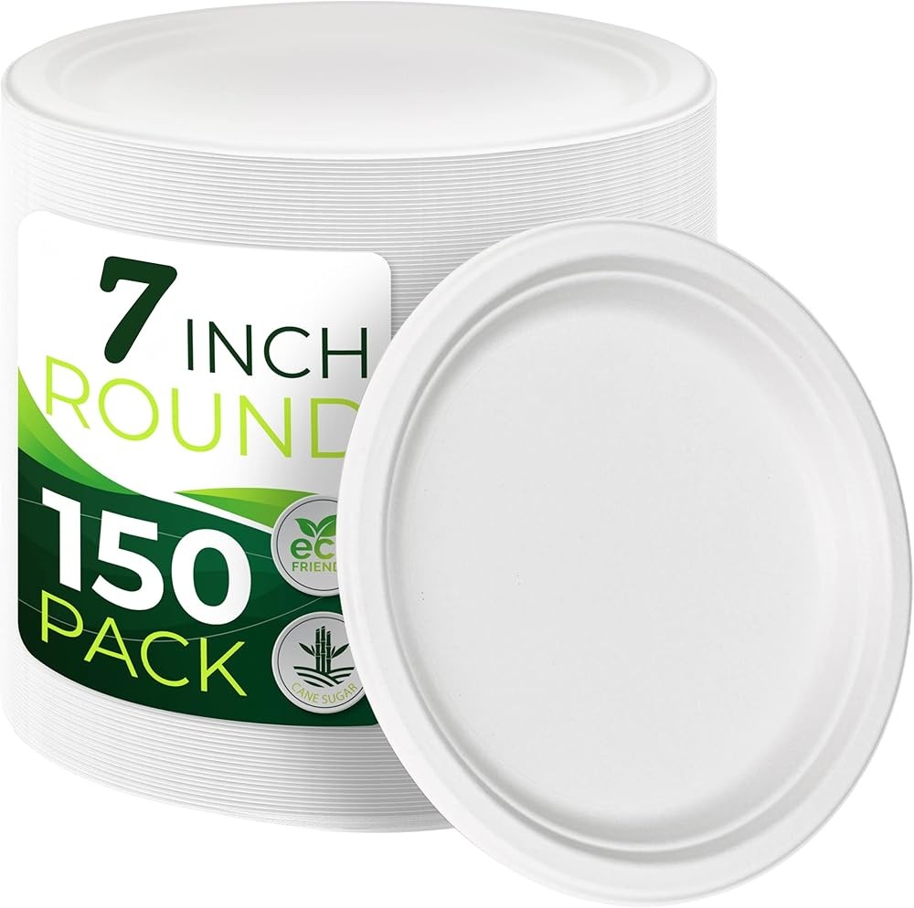 postable Paper Plates, Heavy Duty, Eco Friendly, Biodegradable