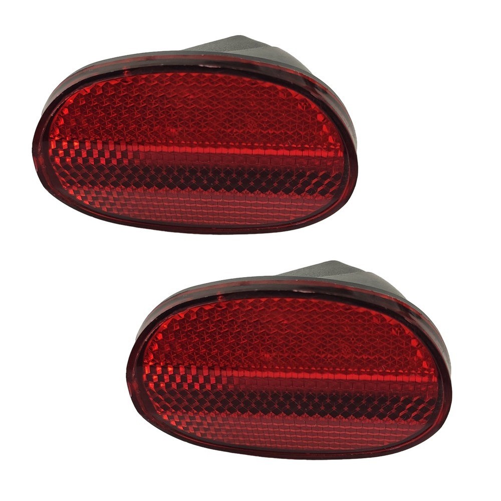 Increase Nighttime Visibility with Bicycle Oval Rear Mudguard Reflector