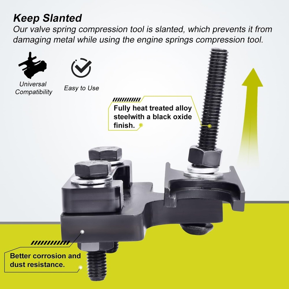 Upgraded 67605 Valve Spring Compressor Tool with Box - Engine Valve Spring Co...