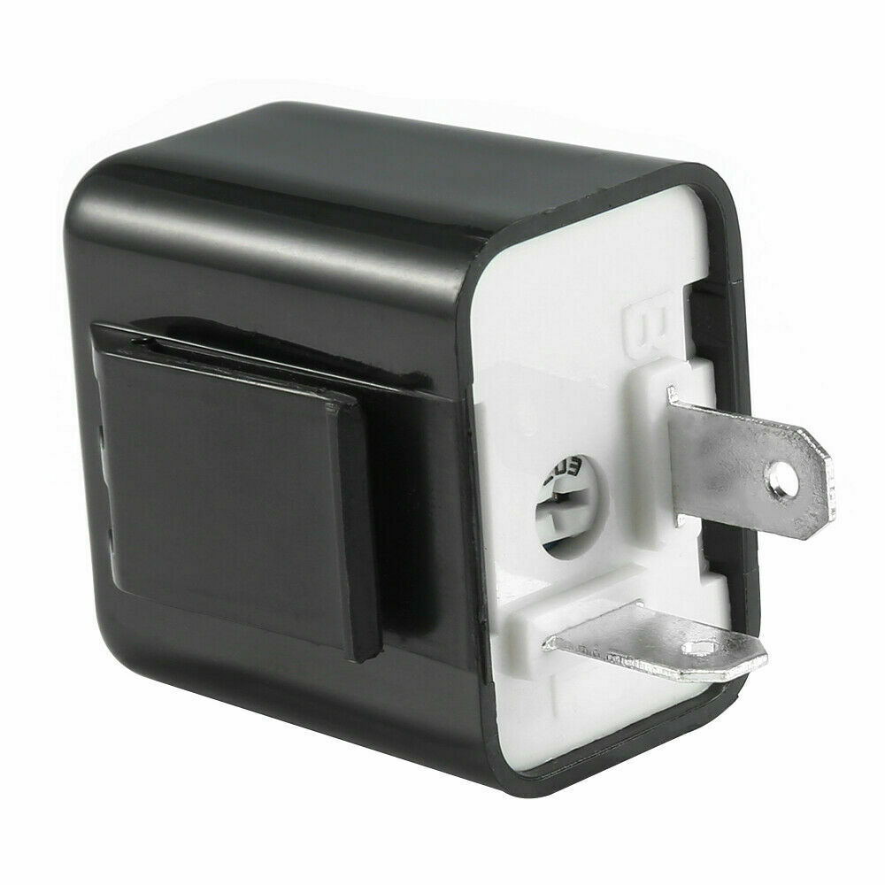 2Pin Adjustable LED Flasher Relay Turn Signal Blinker 12V Light for, Motorcycle