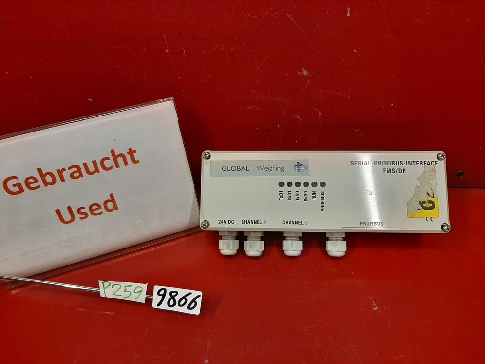 GLOBAL WEIGHTING SERIAL PROFIBUS INTERFACE FMS/DP