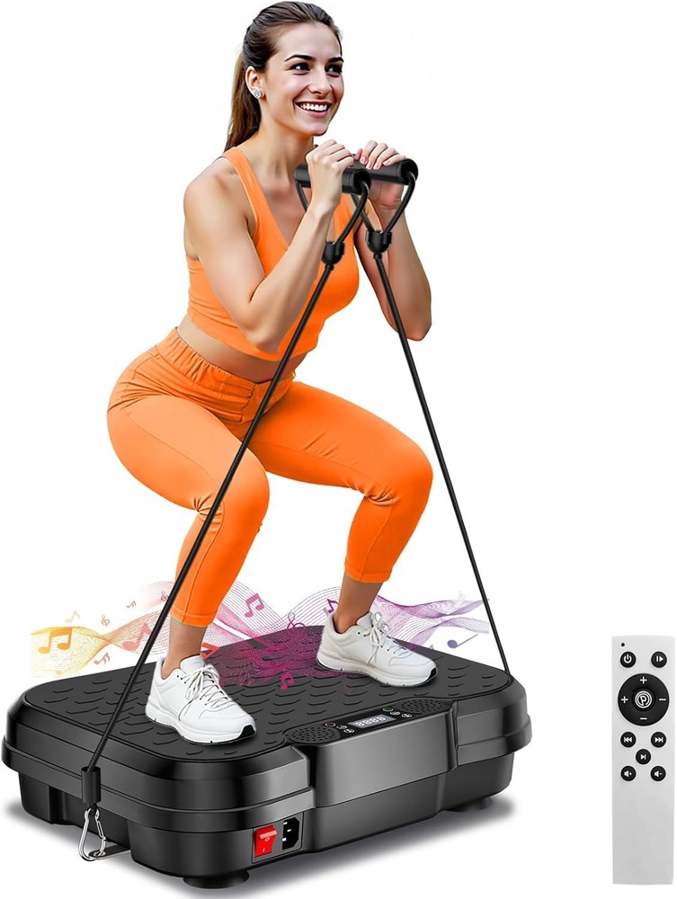 Vibration Plate Exercise Machine & Vibration Plate LED Display 400LB