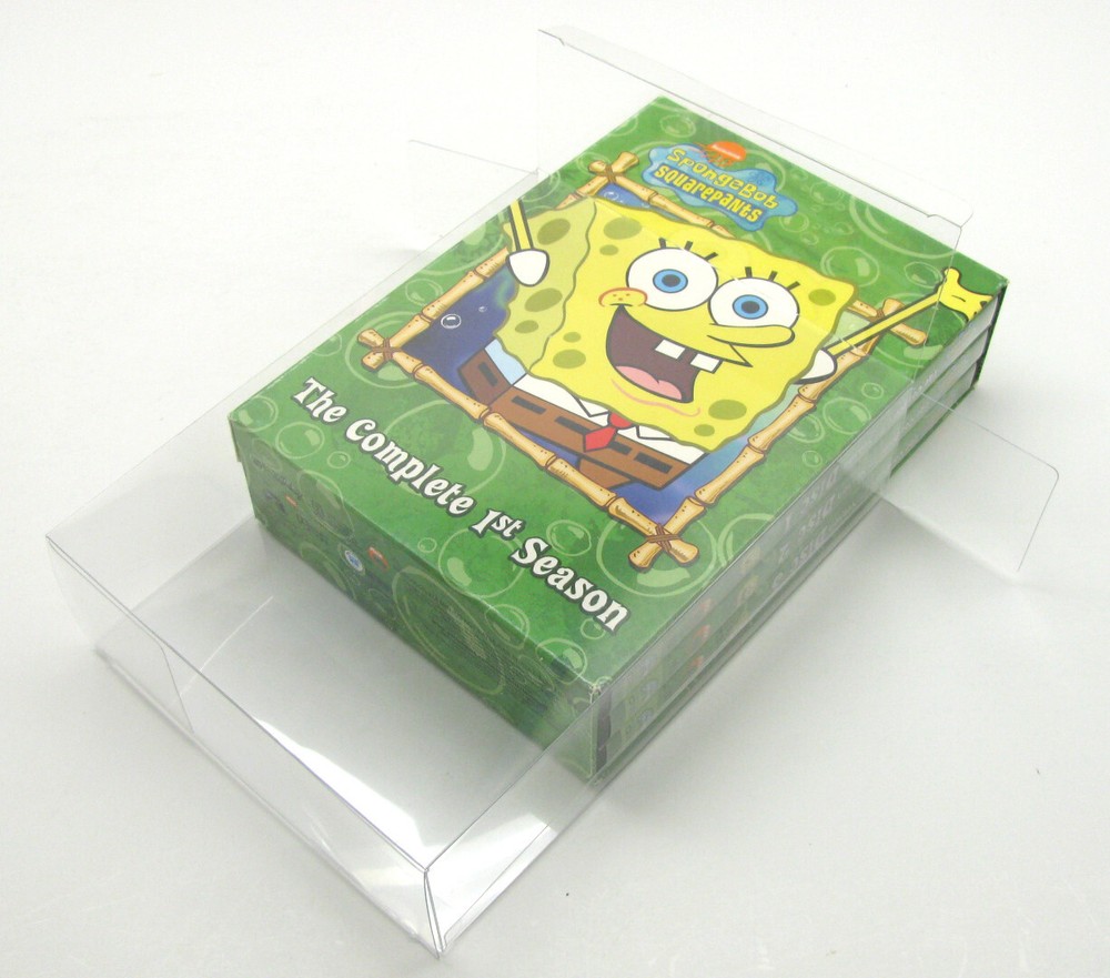10x DVD OVERSIZED BOX SET (SIZE DVO F) - CLEAR PLASTIC PROTECTIVE BOX PROTECTOR