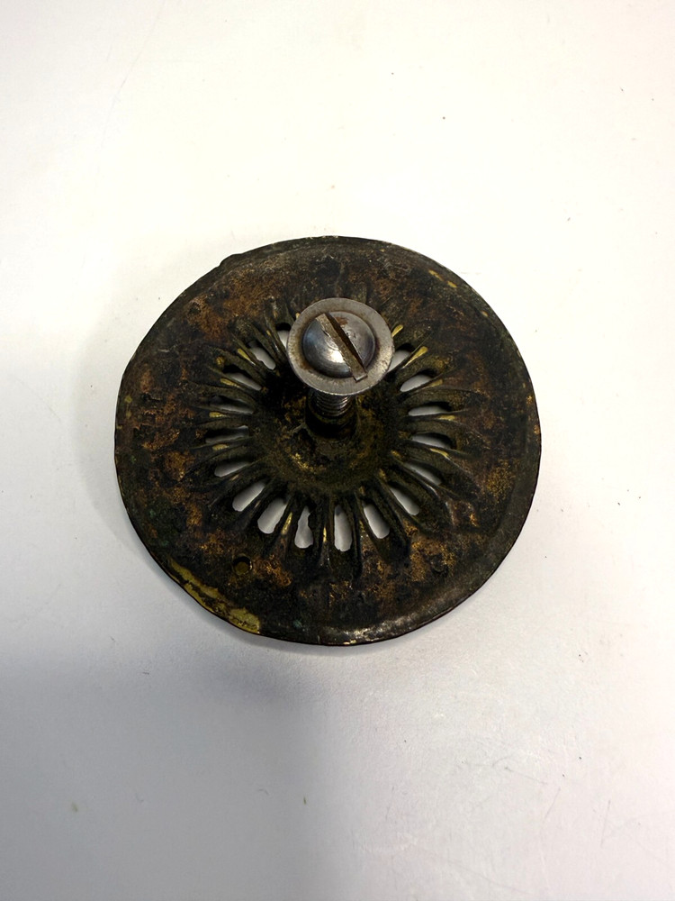 Vintage Medallion ring Brass Drawer Pull KB & Co