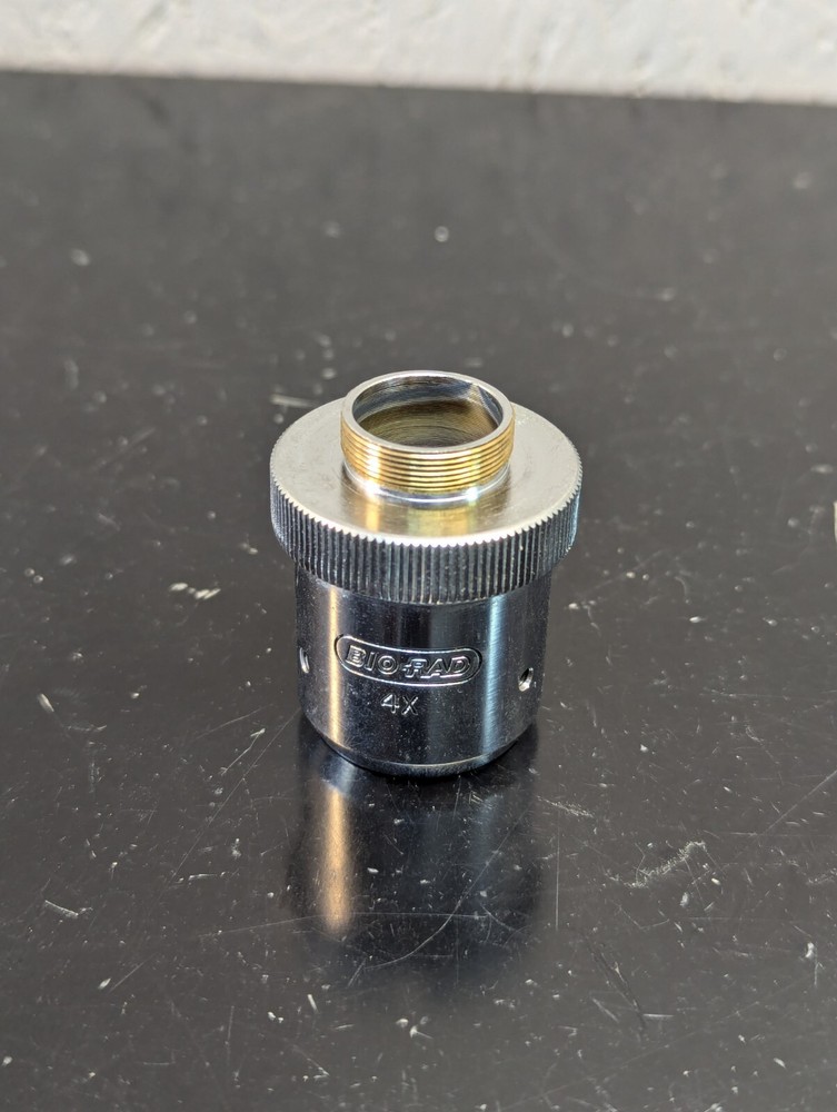 Bio-Rad 4x UMA-500 Microscope Objective Spectroscopic
