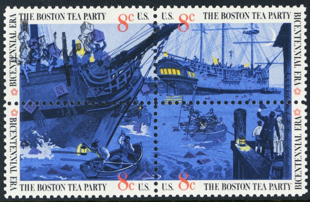 1483a, Mint NH 8¢ - HUGE Black Color Shift Error Block * Stuart Katz