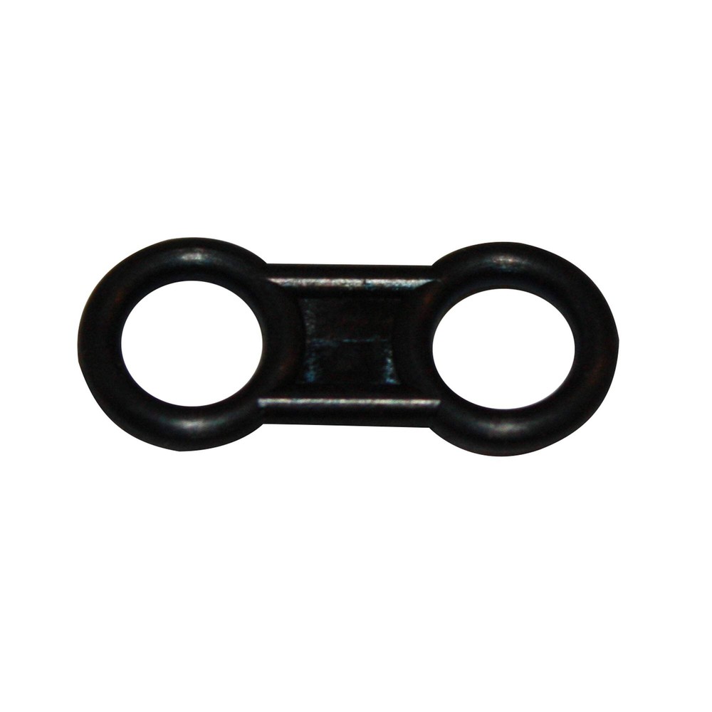 FRENZY Wacky Saddle O'Rings, Large Black 25pk