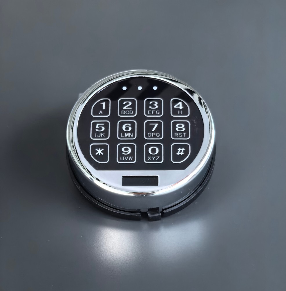 Stack-On Elite Lock Gun Safe Lock Replacement LED Keypad Chrome & Swing Bolt .