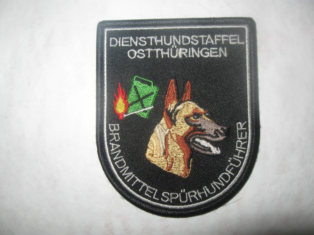GERMANY/GERMAN K9 POLICE PATCH (ARSON DOG)