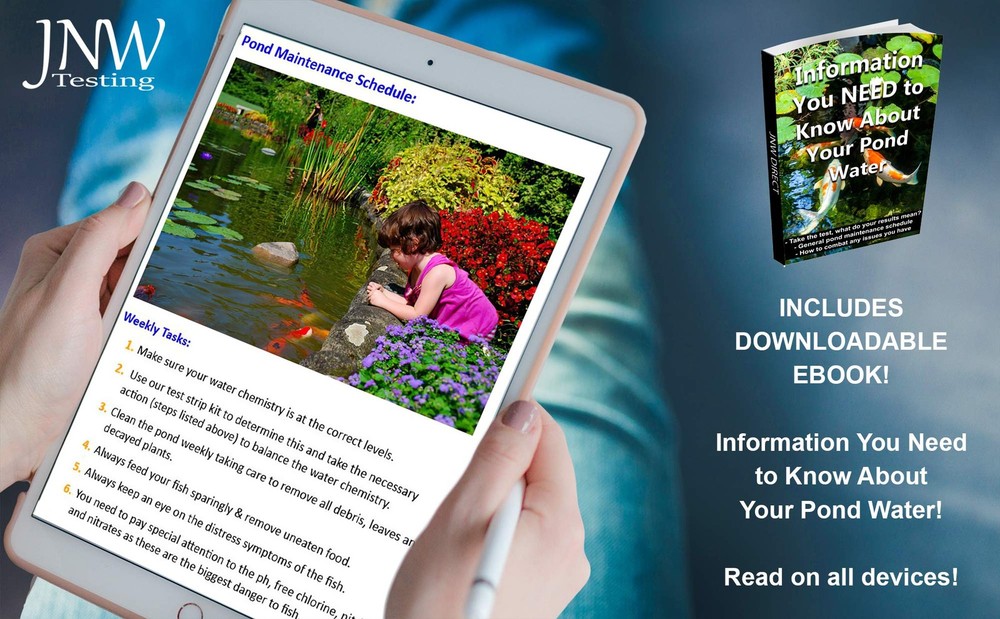 Pond Test Strips - 7-1 Water Testing Kit with Ebook - pH Kit...