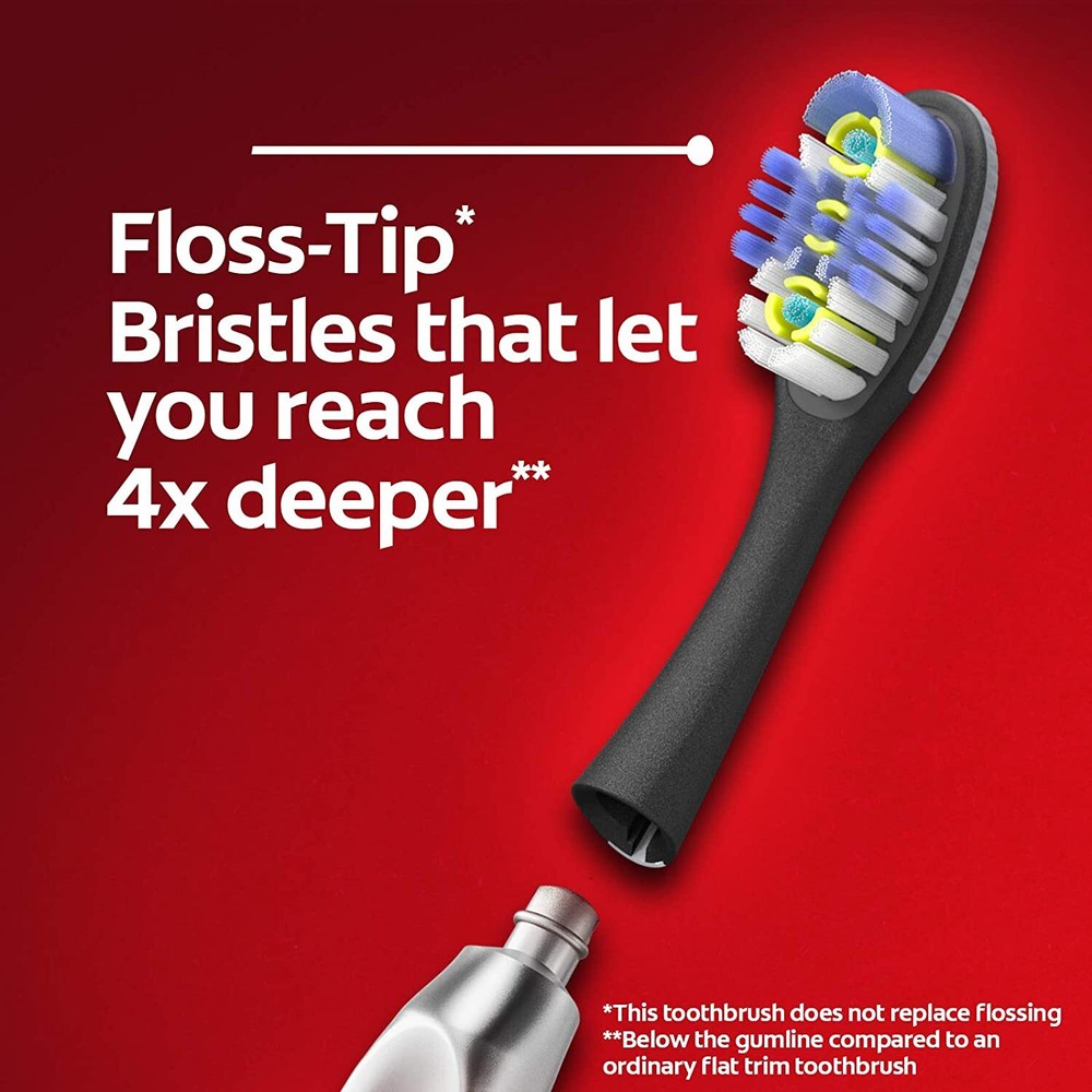 Colgate Keep Manual Toothbrush Whitening Starter Kit Replaceable(2 Pack)