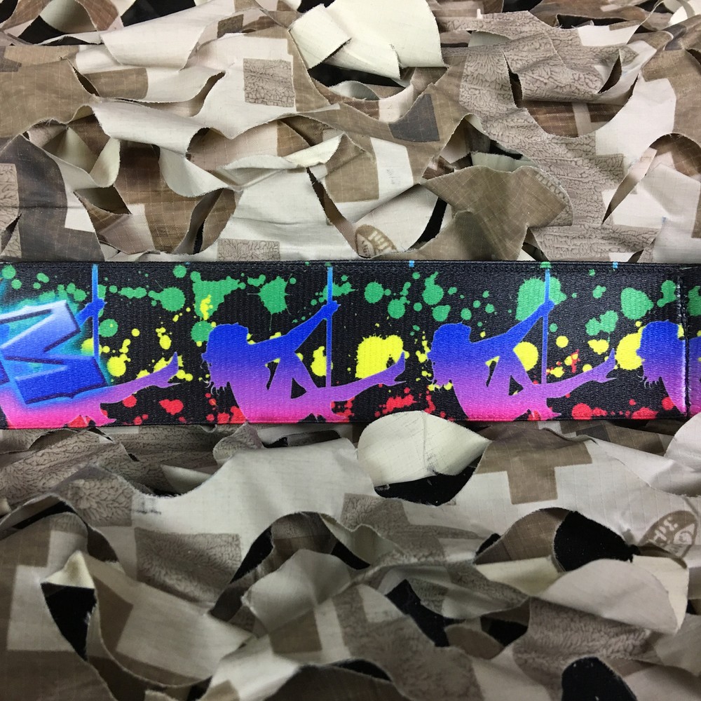 NEW KM Paintball Universal Mask Goggle Strap - 09 Splatter Stripper