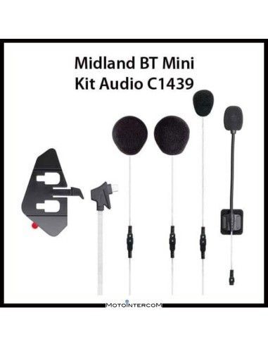 Midland BT Mini Audio Kit with adhesive support