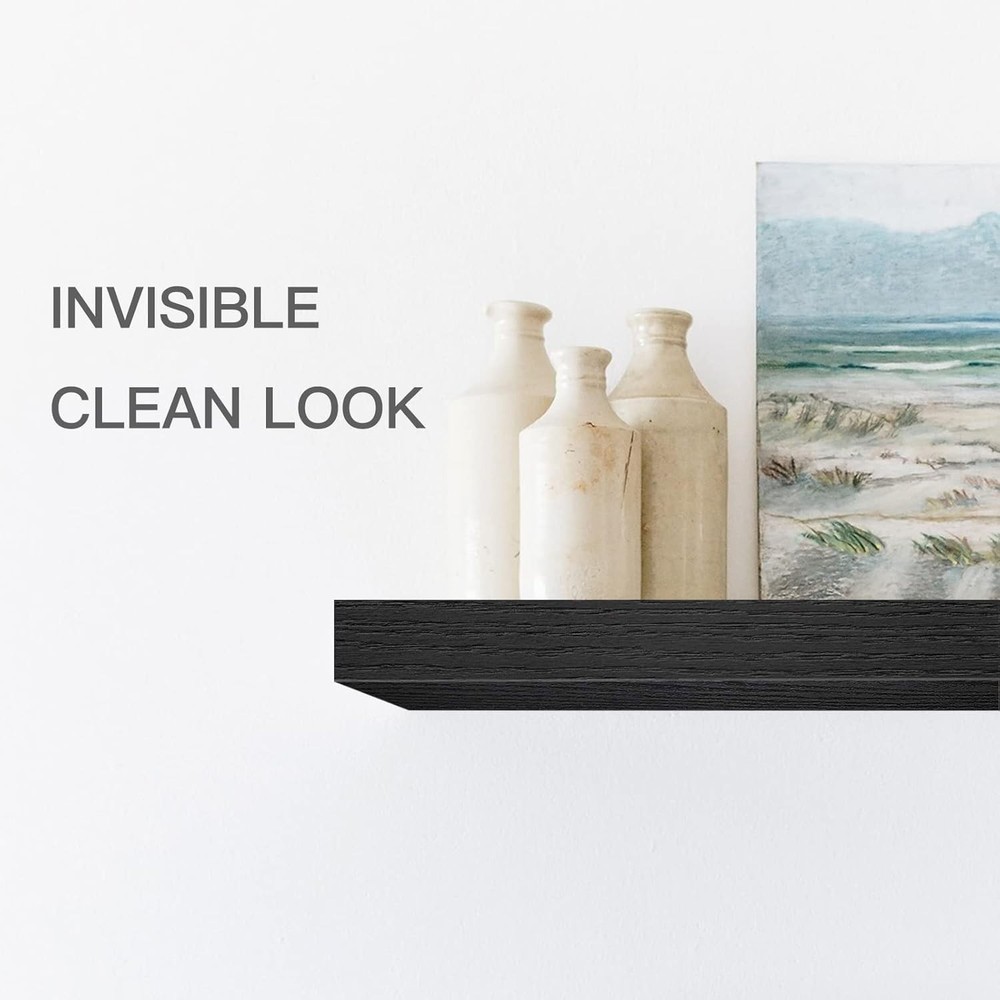 15.7'' Engineered Wood Floating Shelves - Functional Bathroom Storage Solution