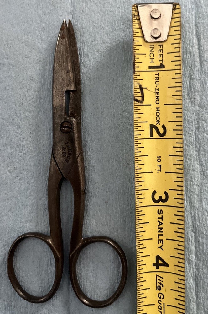 Vintage FA Koch & Co Button Hole Scissors