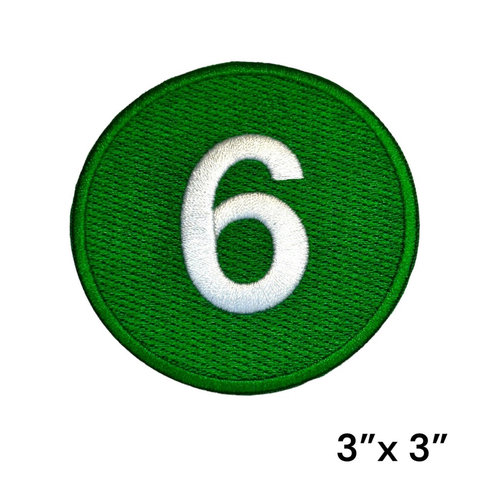 6 Train 3” embroidery patches iron on