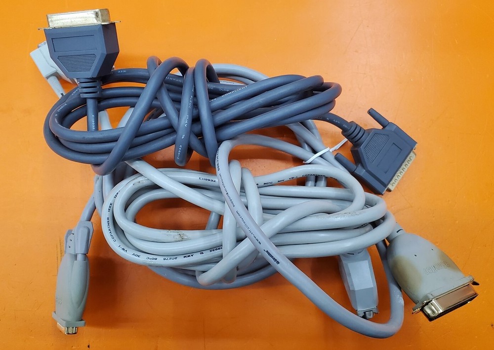 ⭐️⭐️⭐️⭐️⭐️ **Lot of 3** 10ft Gray Parallel Cables