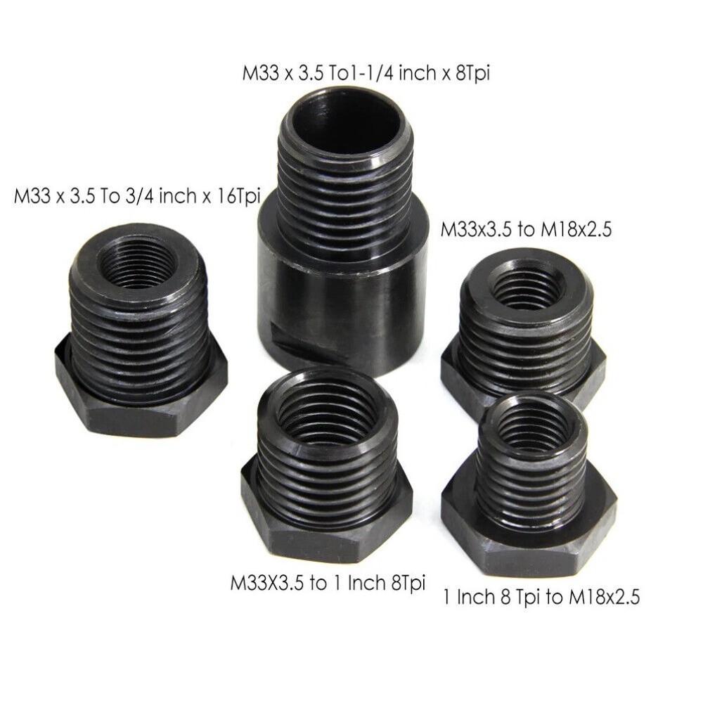 1X Lathe Headstock Spindle Adapter 1in Threaded Manual Chuck Insert Turning Tool