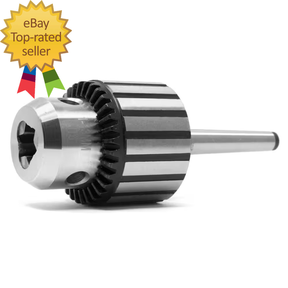 1/2 In. Keyed Drill Chuck with MT1 Arbor Taper