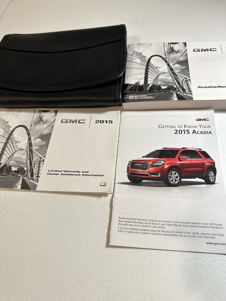 2015 GMC Acadia Denali Owner's Manuals Set