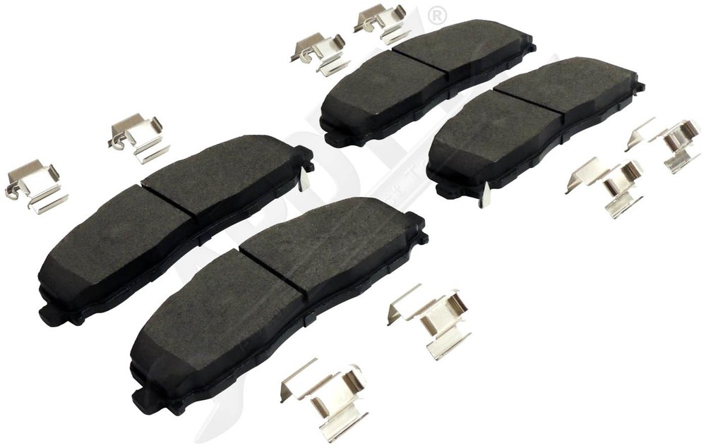 APDTY 162818 Brake Pad Set Front Left And Front Right Includes Springs