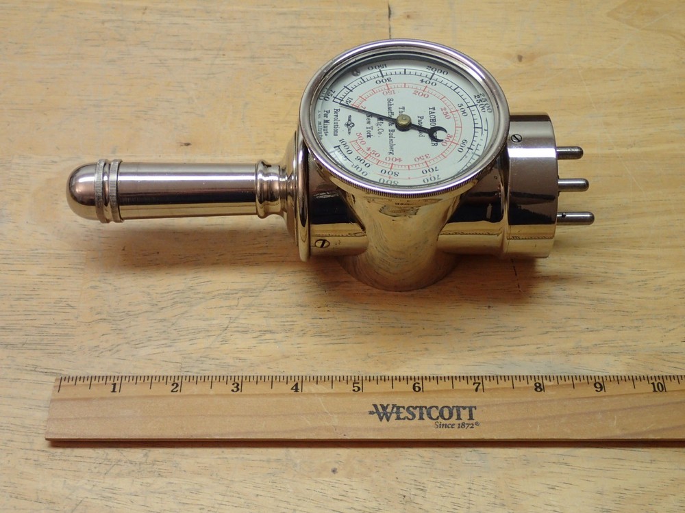 Schaeffer & Budenberg Vintage Tachometer