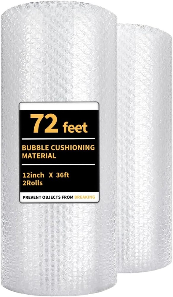 Bubble Cushing Wrap 12 Inch x  for Paing，Moving Boxes and