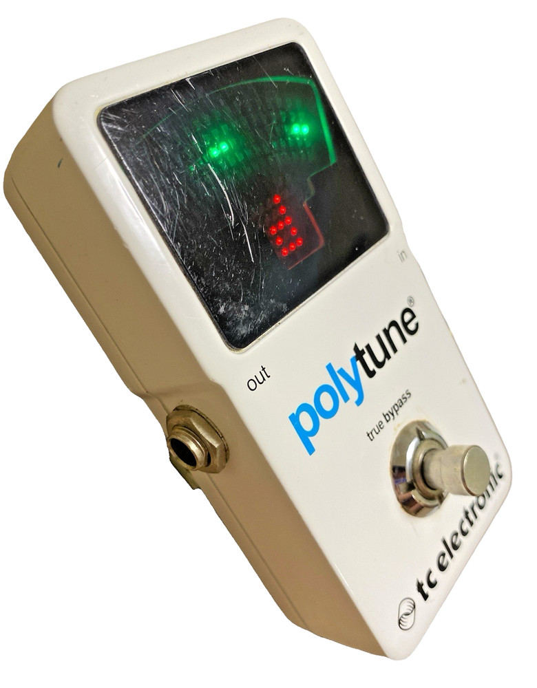 TC Electronic Polytune Poly Chromatic Tuner True Bypass Guitar Effect Pedal