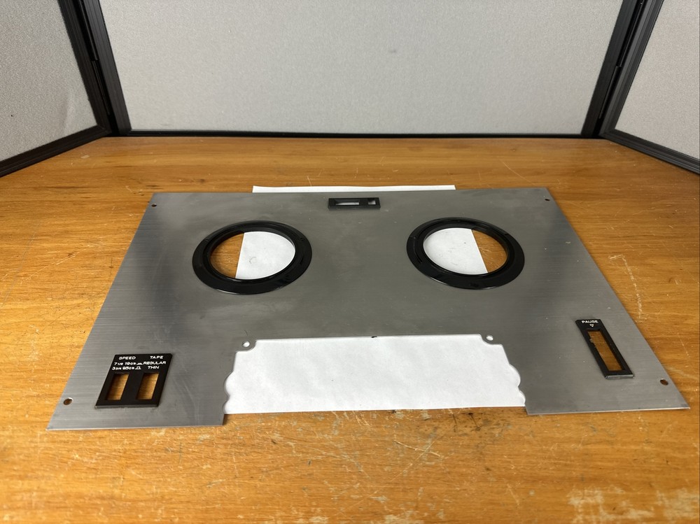 Vintage Teac A4070 G Replacement Part Upper Face Plate