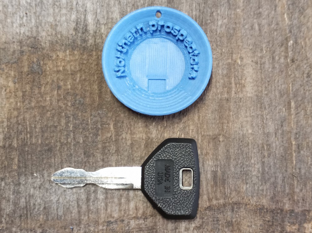 Micro Gold Pan Keychain Collectible