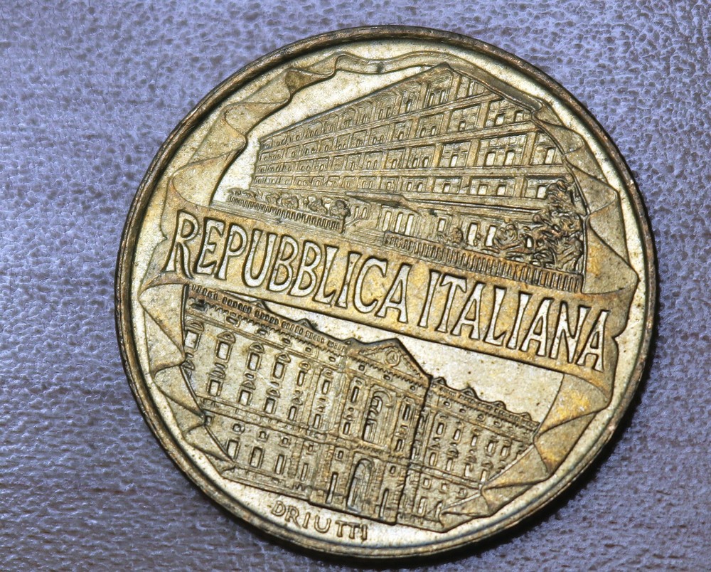 1996 Italy 200 Lire Centennial - Customs Service Academy