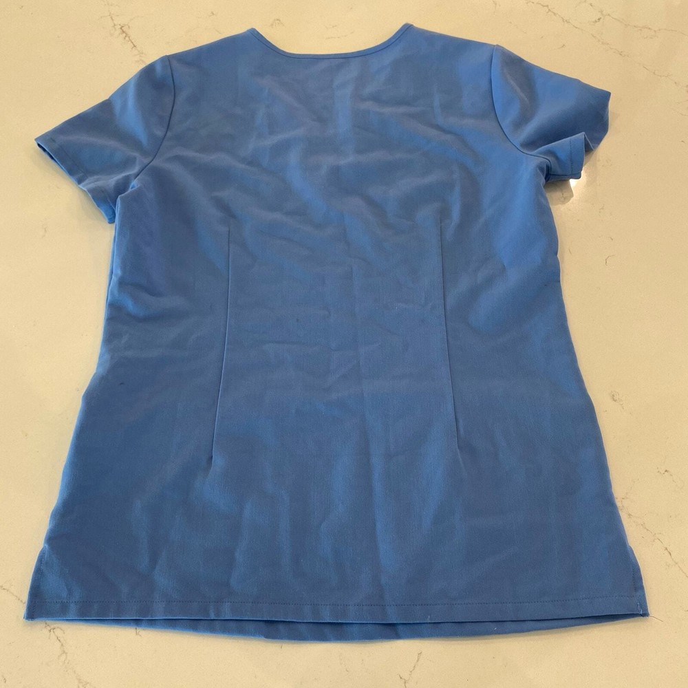Figs Casma Three-Pocket Scrub Top Blue Size XXS