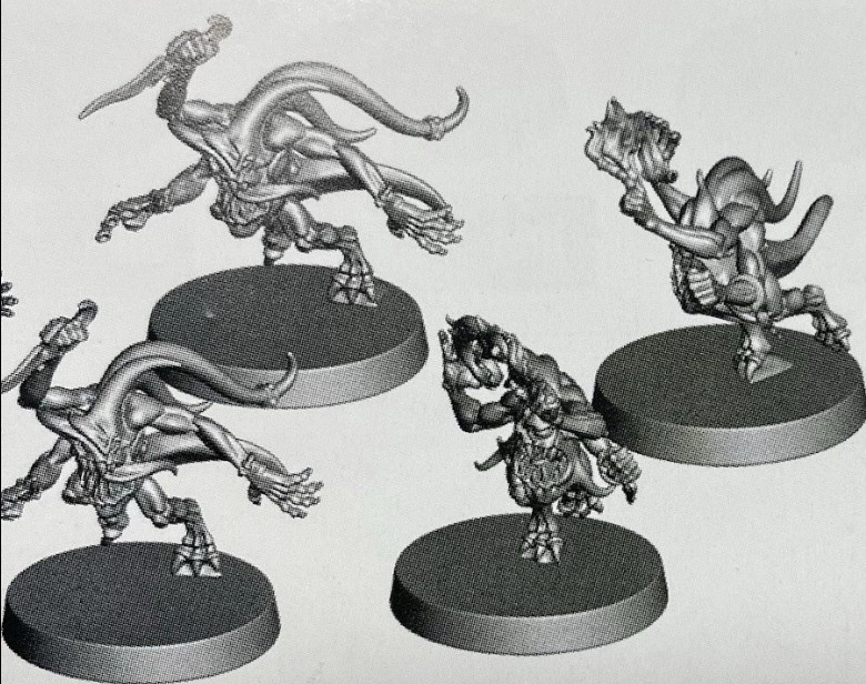 OOP NOS 4x Blue Horrors Silver Tower Warhammer Quest Chaos Daemons