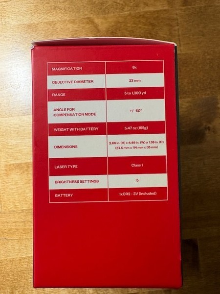 Redfield Accuranger 1300 yard Rangefinder