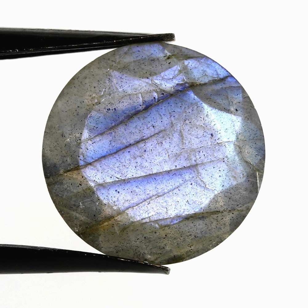 12 MM ROUND CUT LABRADORITE RAINBOW EFFECT AAA