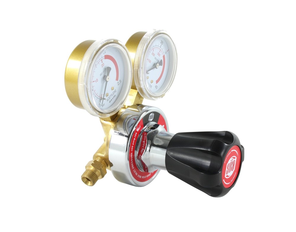 SÜA Oxygen and Acetylene Regulators Combo - 25HX Series Oxygen + Acetylene