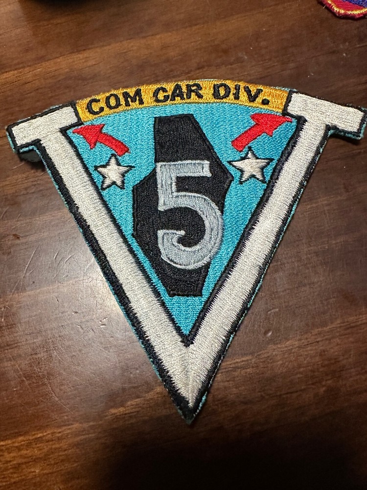 Vintage US Navy Carrier Division 5 Patch