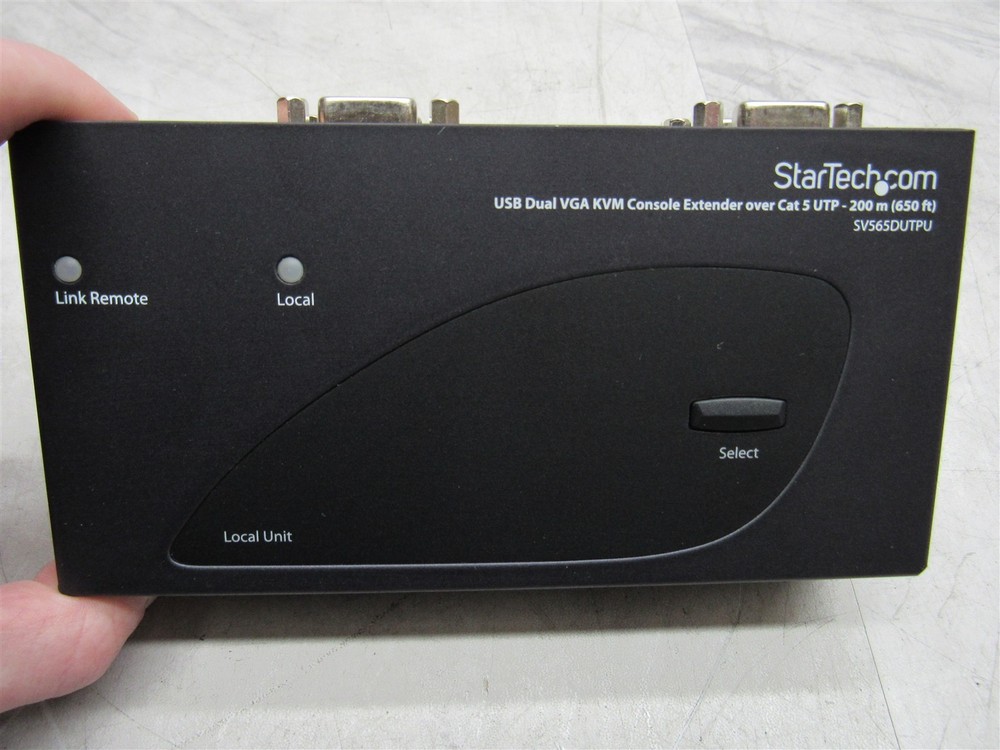 4 LOT StarTech SV565DUTPU USB VGA KVM Console Extender over CAT5 UTP + Adapter