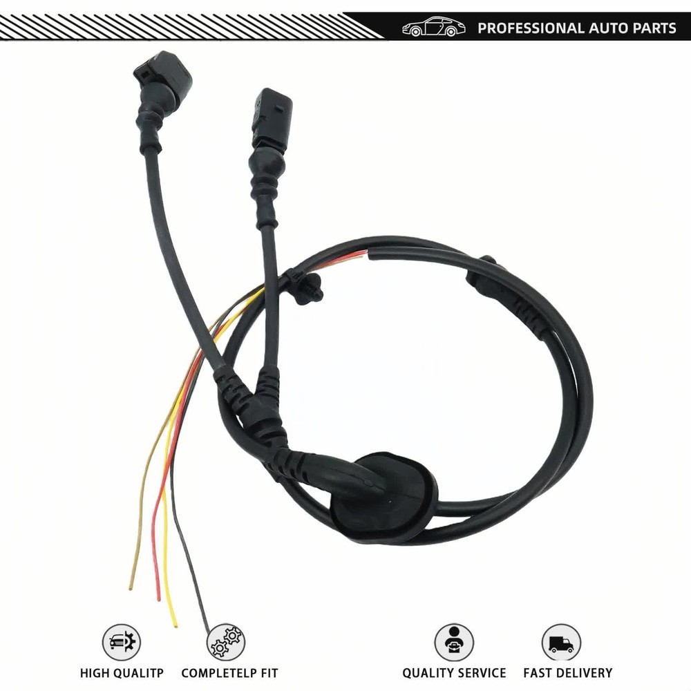 Fit 2009-2016 VW Tiguan Front Left ABS Speed Sensor Replacement Wiring Harness