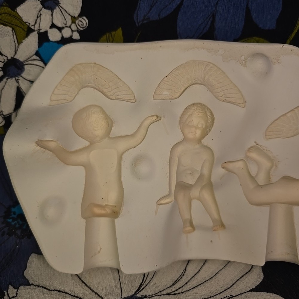 Doc Holliday Mold 948 Three Cherub Angels Slip Casting Ceramic Molds