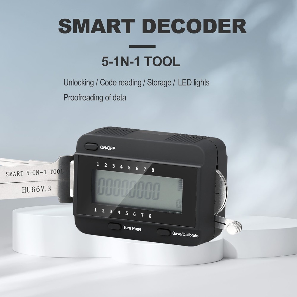 5-In-1 Smart Decoder HU66V.3 NP Tool Code Reading Storage FOR HU66 Automotive