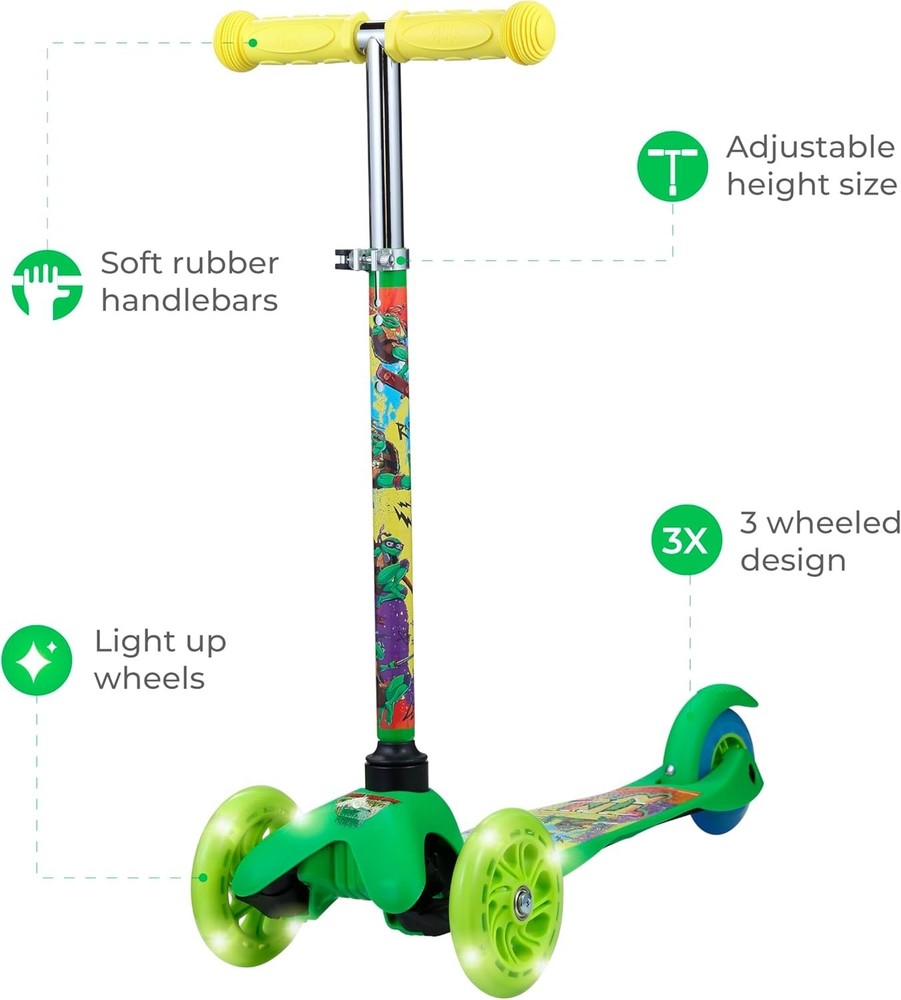 Self-Balancing Kids Scooter with TMNT Design