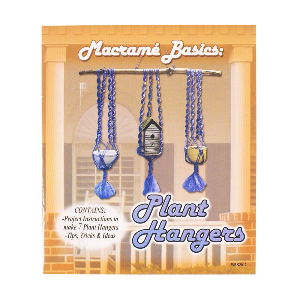 Craft County Macramé Basics: Plant Hangers Book For Beginner & Intermediate