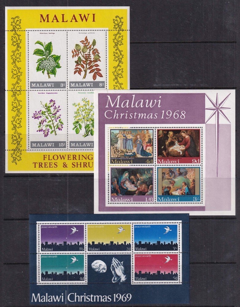 Malawi Mint Souvenir Sheets MNH