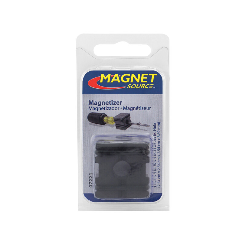 Master Magnetics 1 in. Screwdriver MAGNETIZER/Demagnetizer Black Ferrite 07224