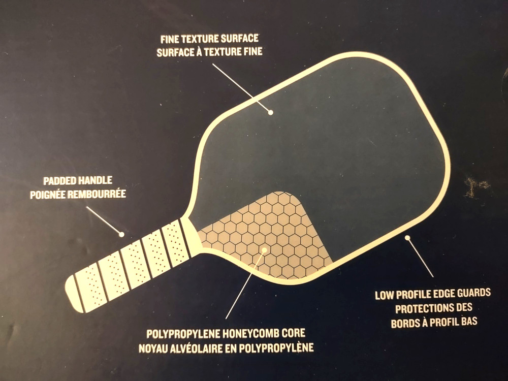 Tommy Bahama Pickleball Paddle Textured Surface Blue Polypropylene New