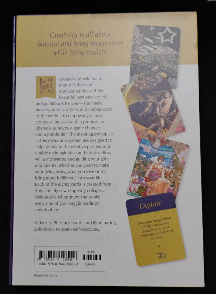 The Creativity Oracle Tarot Card Deck Set With Guidebook New