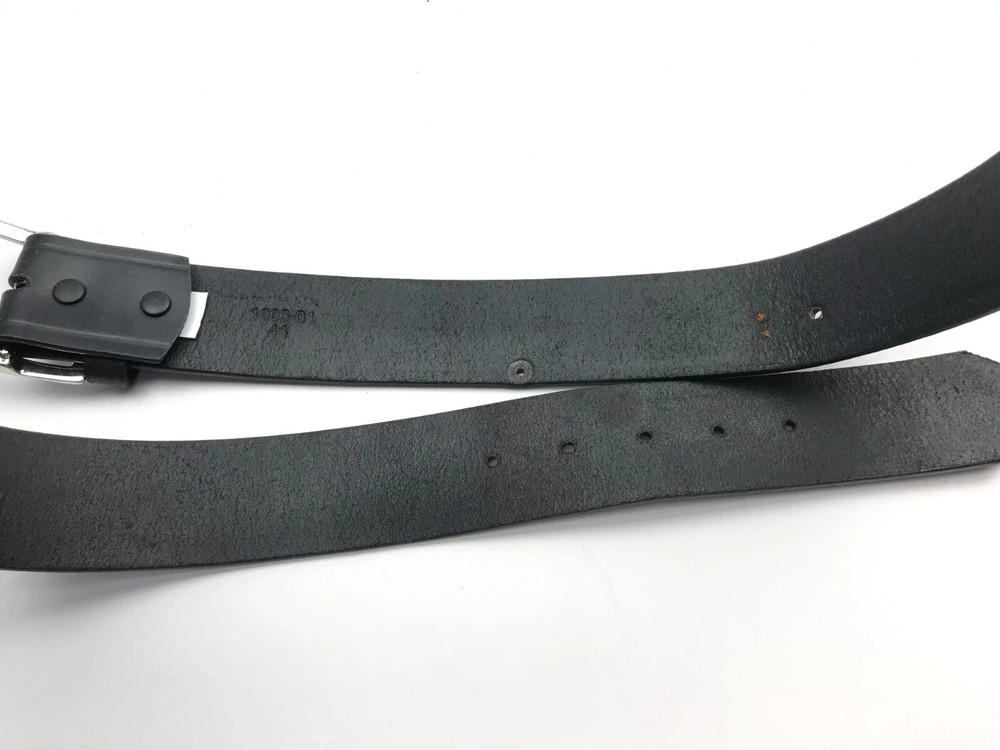 Black Leather Holster Belt 42-46"